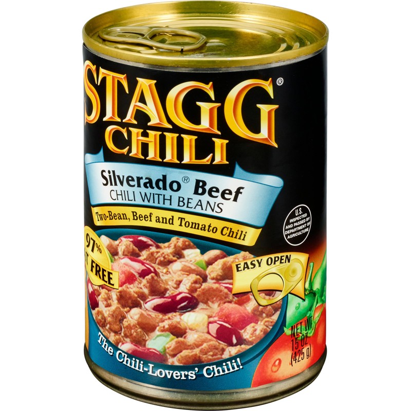 Stagg Silverado Beef Chili with Beans, 15 Ounce (Pack of