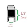 1/2" U zinc Came for Stained Glass Works : 8