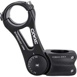 CXWXC Bicycle Handlebar Stem - Adjustable Aluminium Alloy Handlebar Riser for MTB, Road Bikes, BMX - 31.8 mm x 90/110/145 mm - Comfort and Control for Long Hours in the Saddle