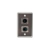 Elite Core Duplex Wall Plate w/1 Tactical Ethernet and 1