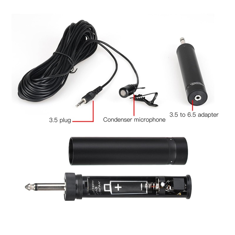 Lavalier Microphone Omnidirectional Wired Saxophone Lapel Microphone Easy Clip On