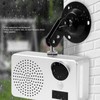 Wireless Infrared Motion Sensor Alarm 2500mA Rechargeable Waterproof Body Induction