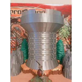 Hasbro Heroscape Terrain - Castle Tower ( 7 HEX REGULAR CASTLE TOWER)[Custom]