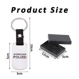 soporXw Funny Keyring Lucky Charm Guardian Angel Police Gifts for Women Men for Mum Dad Boyfriend Girlfriend Best Mum Dad, Farewell Gift Colleagues, Birthday, Police