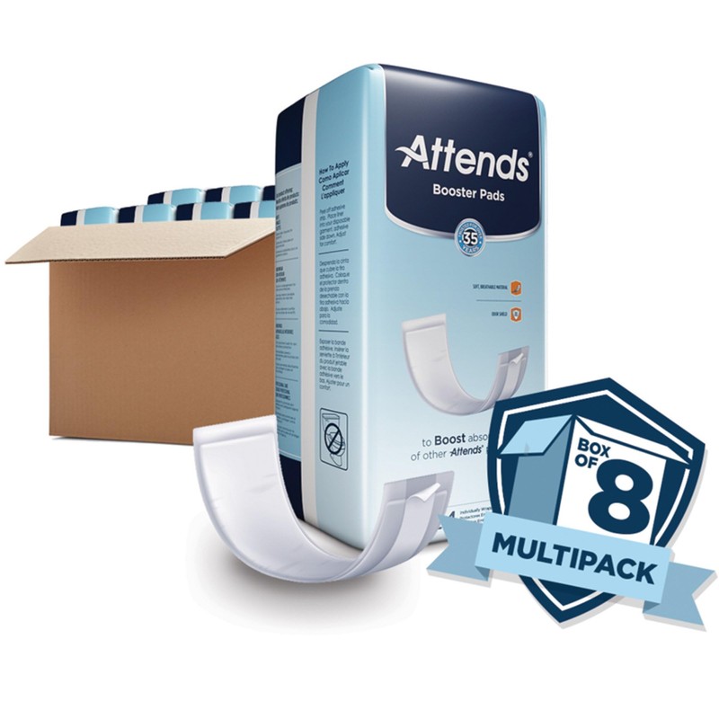 Attends Booster Pads for Adult Incontinence designed to boost absorbency