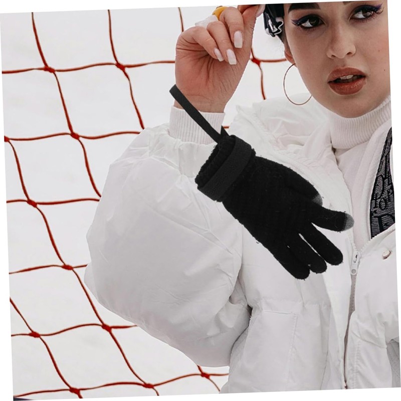 Outanaya 6pcs Ski Gloves Straps Elastic Wrist Leash for Lost