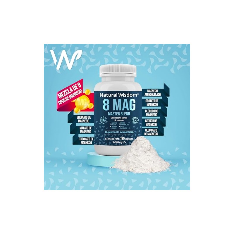 NW 8 MAG master blend con 8 Magnesios - Citrato