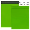 UBmove Colored Poly Mailers Pack of: (Green, 10" x 13"