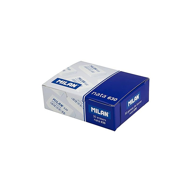 Box of 30 Rubber Cream Milan 630 Rectangular Individually Wrapped