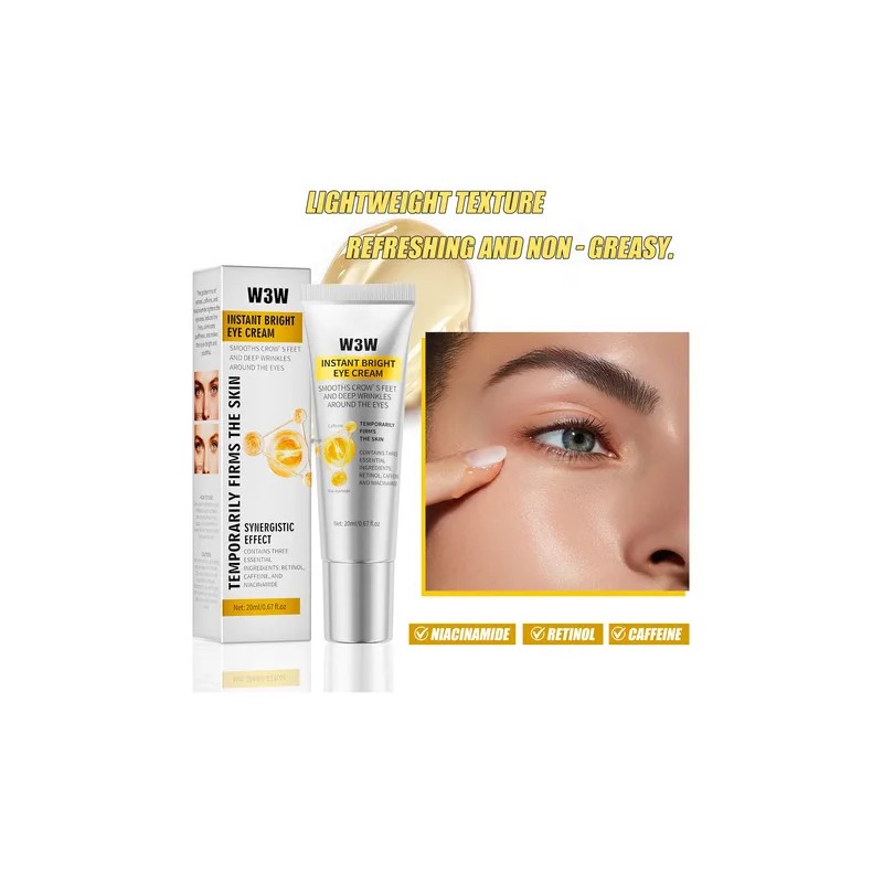 W3W Retinol Crema Quitar Ojeras Potenciador Reafirmante