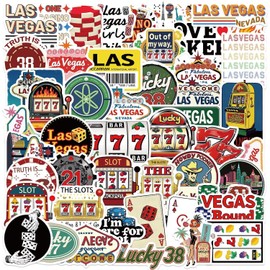 Nevada Stickers for Laptop(50 Pcs),Gift for Kids Teens Adults Girl,Las Vegas Waterproof Stickers for Water Bottle,Vinyl Stickers for Scrapbook,Journal,Dairy,Skateboard