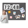 SmoothNovelty Felt Extra Large Bulletin Board, 72 x 48 Inches