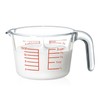 NUTRIUPS High Borosilicate Glass 2 CUP Measuring Cup, Glass Measuring