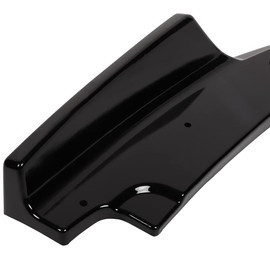 cciyu Rear Bumper Lip Body Kit Spoiler Fits for 2016-2019 for Honda Civic Sedan Rear Bumper Lower Side Lip Canards Diffuser Splitter Apron Valence,Glossy Black