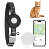 Cat Tracker Collar,No Subscription Cat Tracker(iOS Only),Waterproof Pet Tracker for