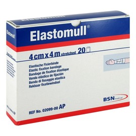 Elasto 2099 Elastic Fixation Bandage Gauze 4 cm x 4 m Pack of 20)