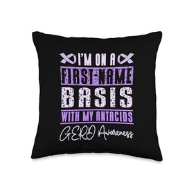 Gastroesophageal Reflux Disease Awareness Throw Pillow