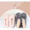Keyela Women's Memory Foam House Fluffy Ballerina Slippers Ballet Shoes