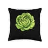 Iceberg Lettuce Design Throw Pillow