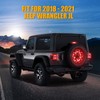 CAFOPAR 3-Side Spare Tire Brake Light Fit for Jeep Wrangler