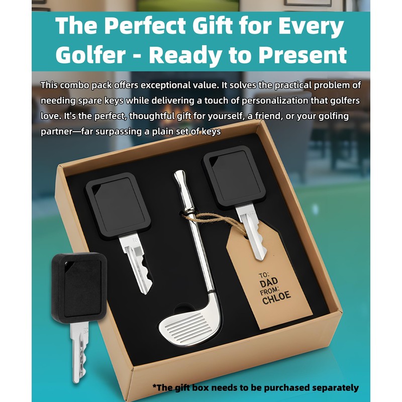 TELSOLAR Club Car Golf Cart Keys (1A,1B,1C) 7-Pack with Golf