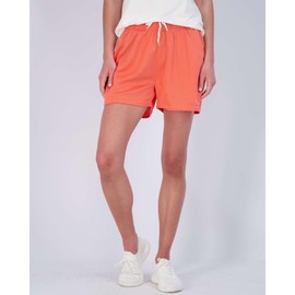 Real Essentials Paquete de 4: Pantalones Cortos de Malla con Bolsillos para Mujer (Disponibles en Tallas Grandes), Conjunto A, S