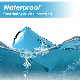 Lanedo 20L/30L Dry Bag Large Waterproof Bag Roll-Top Heavy Duty Fishing Duffel Bag with Durable Straps for Kayaking Paddle boarding Boating Rafting Fishing (Blue, 20L)