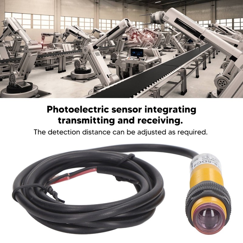 5Pcs Infrared Sensor Module 10‑36V DC NPN Normally Open Photoelectric