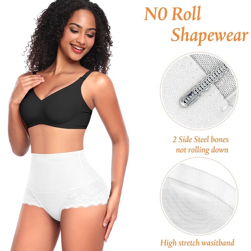 Tummy Control Shapewear Panties for Women High Waisted Shaping Underwear
