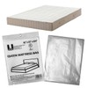 uBoxes Queen Mattress Clear Plastic Poly Covers, 61 x 15
