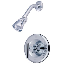 Kingston Brass KB6631CMLSO Manhattan Tub Faucet Shower Only, 7" Diameter Escutcheon, Polished Chrome