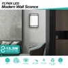 Flynix Indoor Wall Sconce, Half Cylinder Wall Light Fixture, 3000K