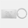 THINGS REMEMBERED Engraved Nickel Rectangle Keychain (Free Customization)