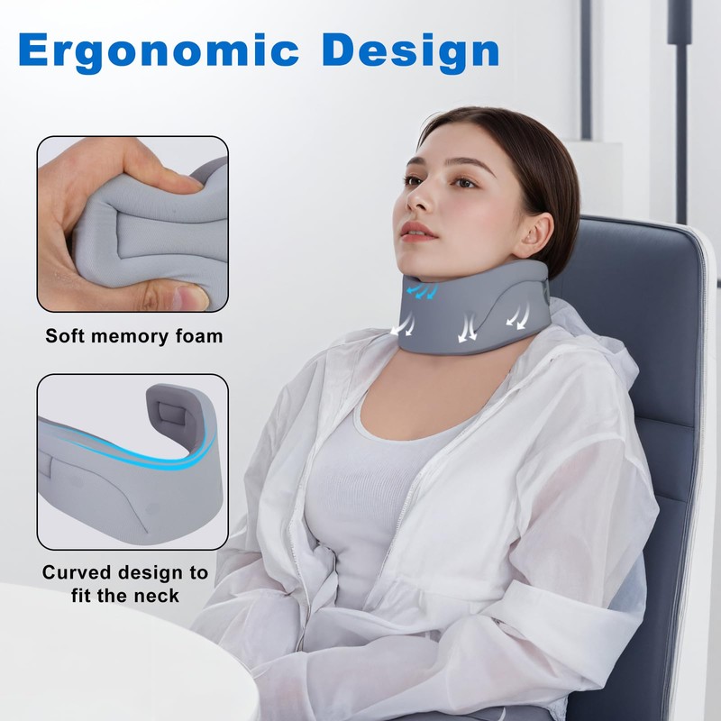 Neck Brace for Neck Pain and Support, Cervical Collar -