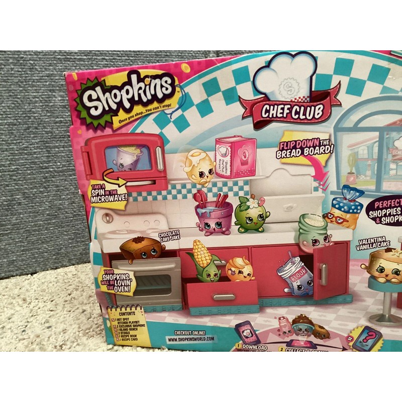 Shopkins Chef Club Hot Spot Kitchen Dolls Microwave Fun Play