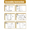 BKISVWCSop Owl House,Wooden Owl Box,Owl Houses for Outdoors, Suitable for