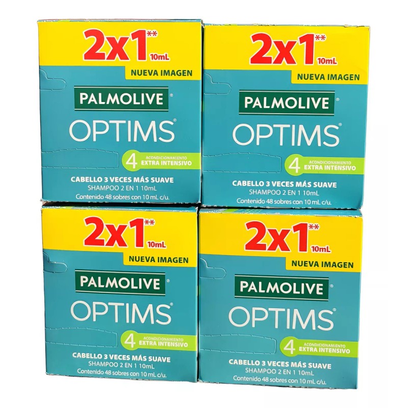 Palmolive Shampoo Palmolive Optims Hotelero 288 Sobres De 10ml