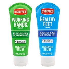 O'Keeffe's Working Hands & Healthy Feet Combination Pack of Tubes
