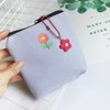 DOITOOL Napkin Storage Bag Cute Pad Pouch Zipper Pouch Coin