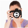Tofficu 2pcs Panda Design Camera Lens Cap Textured Grip Protective