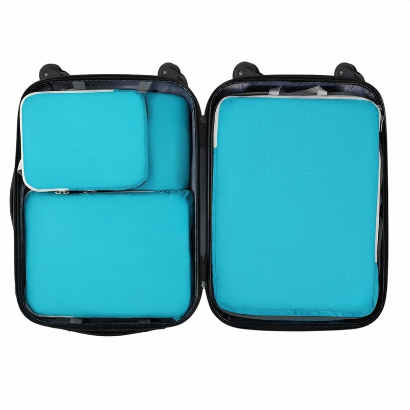 YIAGUN Compression Packing Cubes Extensible Organizer Bags For ZippeTravel Suitcase