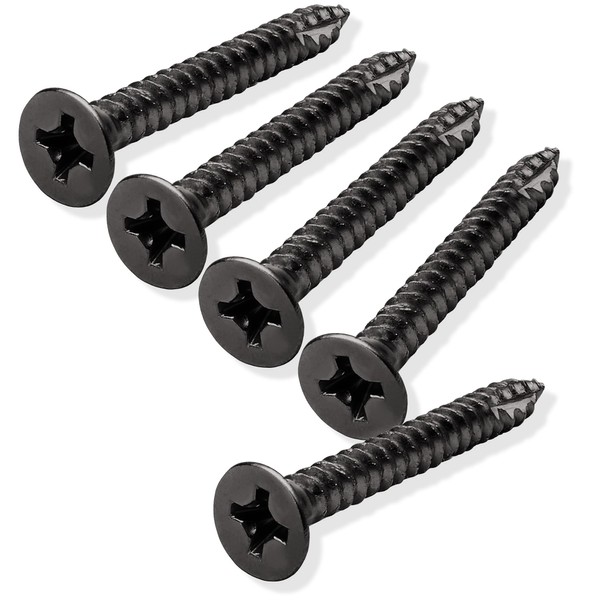 Cauldham Oil Rubbed Bronze Wood Screws #9 x 1-1/2 Inch