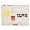 Mr. & Mrs. Panda Toast & Jam Make-Up Bag, White,