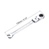 sourcing map 1/4 Inch Flex-Head Ratcheting Combination Wrench SAE 72