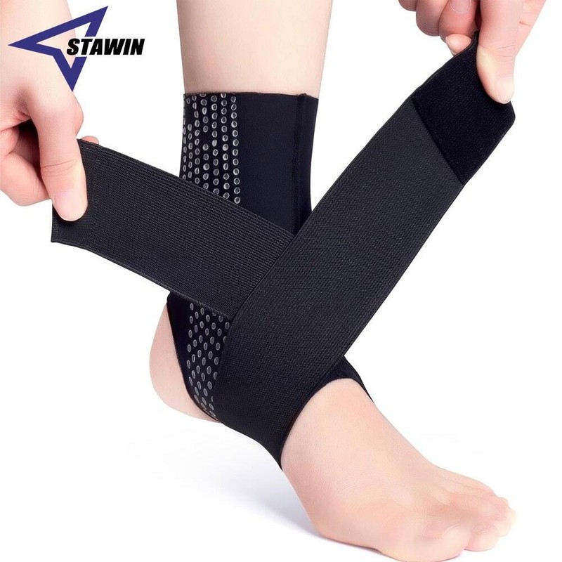 1pc 조정 가능한 압축 발목 지원 강력한 버팀대 스포츠 보호