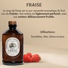 Bacanha - Strawberry Organic Syrup - 400ml / 13.52oz Glass