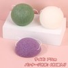 6pcs Konjac Sponge Face Washing Massage Puff Natural Sensitive Baby