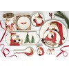 Vietri Old St. Nick Handled Rectangular Platter, Earthenware Steak Salad