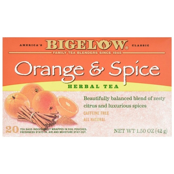 Bigelow Orange and Spice Herb Tea ( 6x20 BAG)