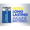 Powermax 12-Count 9V Batteries, Ultra Long Lasting Alkaline Battery, 7-Year
